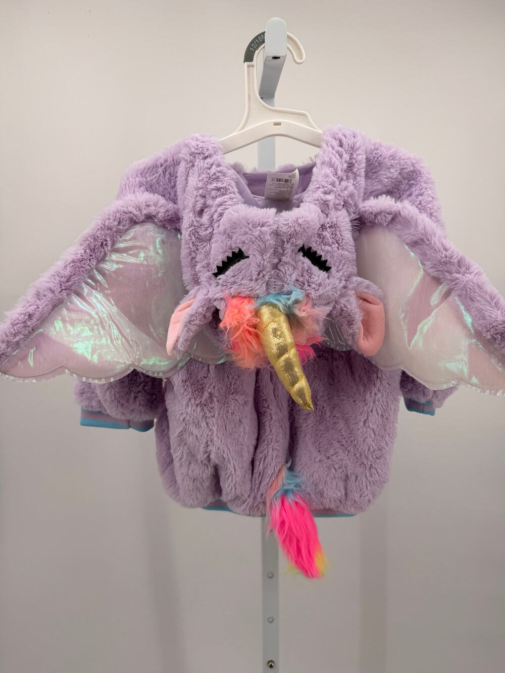 Hyde & Eek Infant Unicorn Pullover Costume 12-18M Lavender NWT